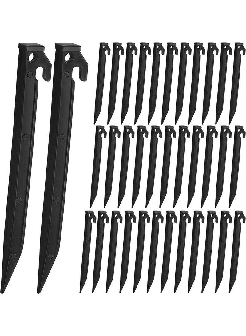 36 Pcs Plastic Inflatable Stakes, Anchoring Stakes Garden Decoration, Hard and Durable, Used for Inflatables Camping Tent Stakes Tent Pegs - Image 1