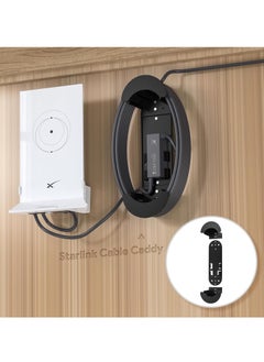 General Starlink Ethernet Cable Caddy with Adapter Holder Wall Mount for Starlink Cable Management and Storage  - Image 5