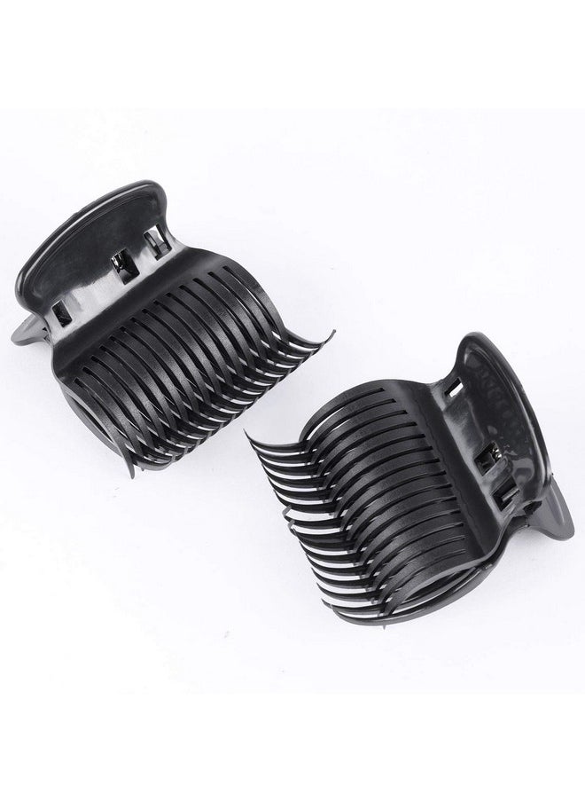 Tbestmax Tbestmax 24 Hot Roller Clips for Hair Curler Claw Clip Replacement Hair Section Styling for Women Girls Black  - Image 4