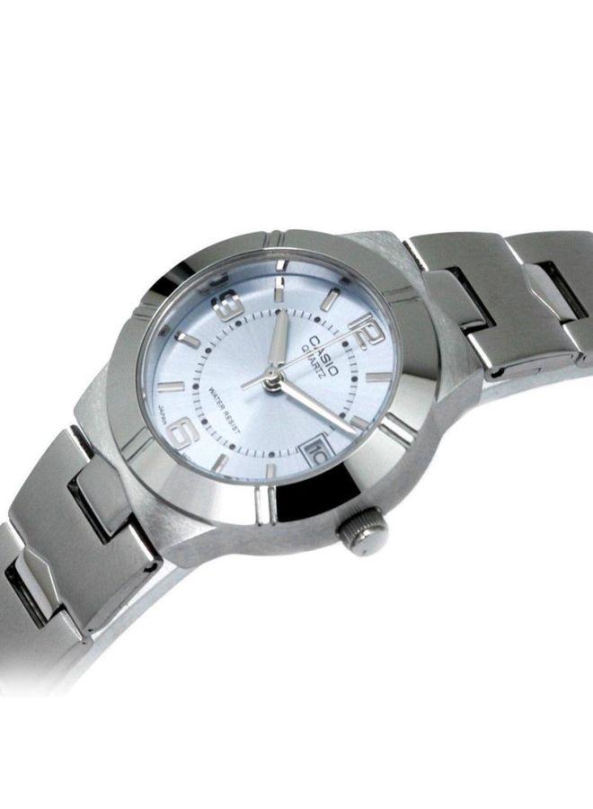 CASIO Women Water Resistant Formal Analog Watch LTP-1241D-2ADF - 25 mm - Silver - Image 5