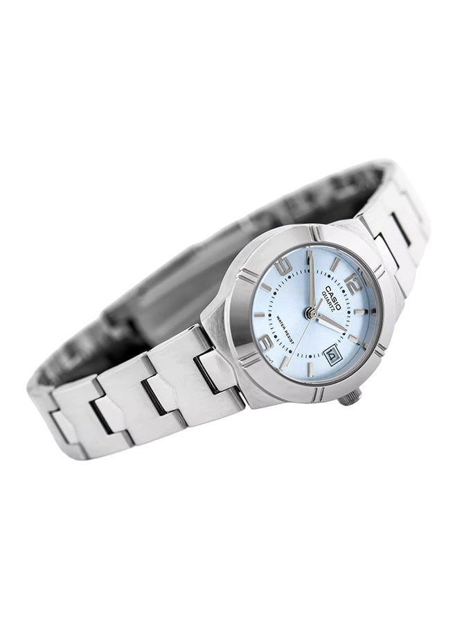 CASIO Women Water Resistant Formal Analog Watch LTP-1241D-2ADF - 25 mm - Silver - Image 3