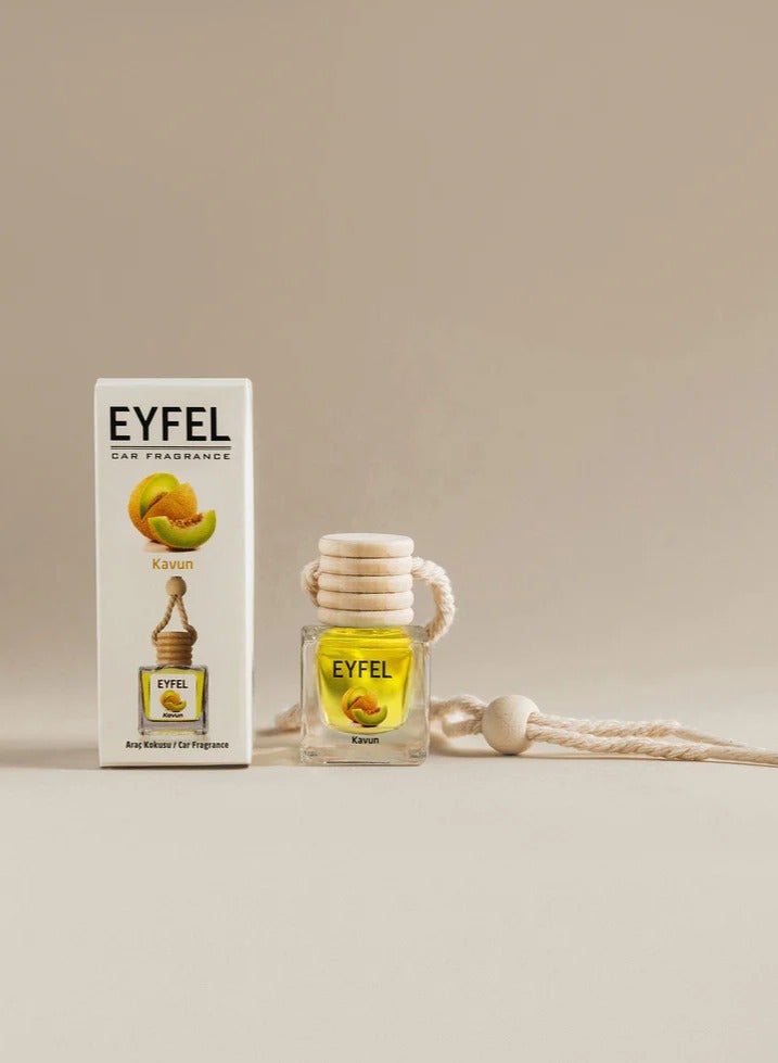 آيفيل معطر جو للسيارة برائحة البطيخ 10 مل - موزع عطر يدوم طويلاً بغطاء خشبي - Image 5