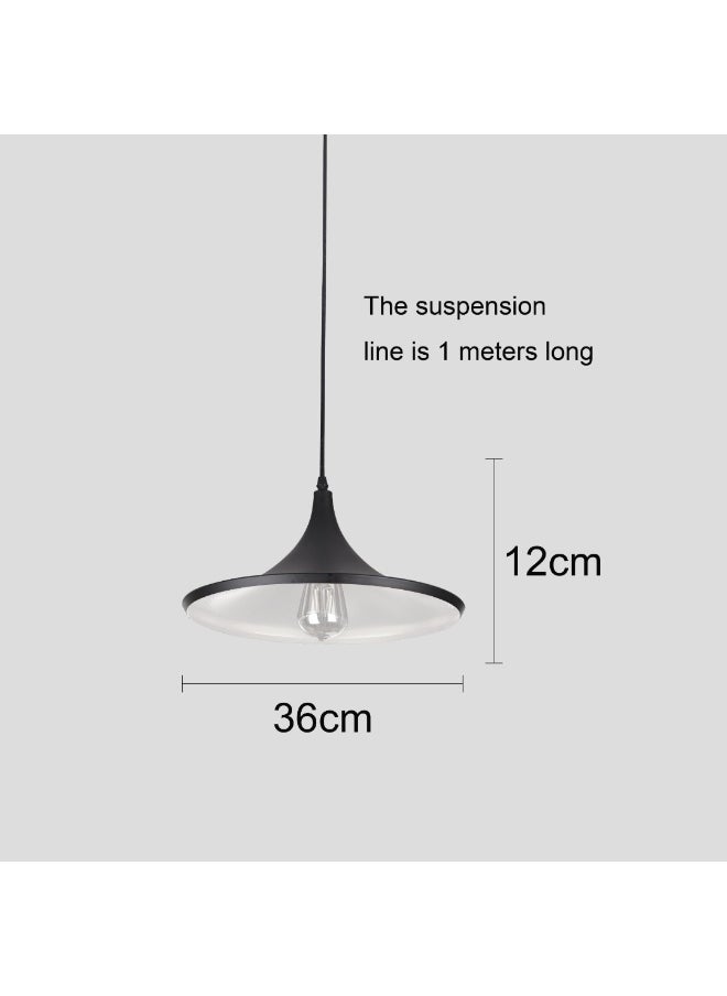 Hummer Modern black and white hanger E27*1L  - Image 1