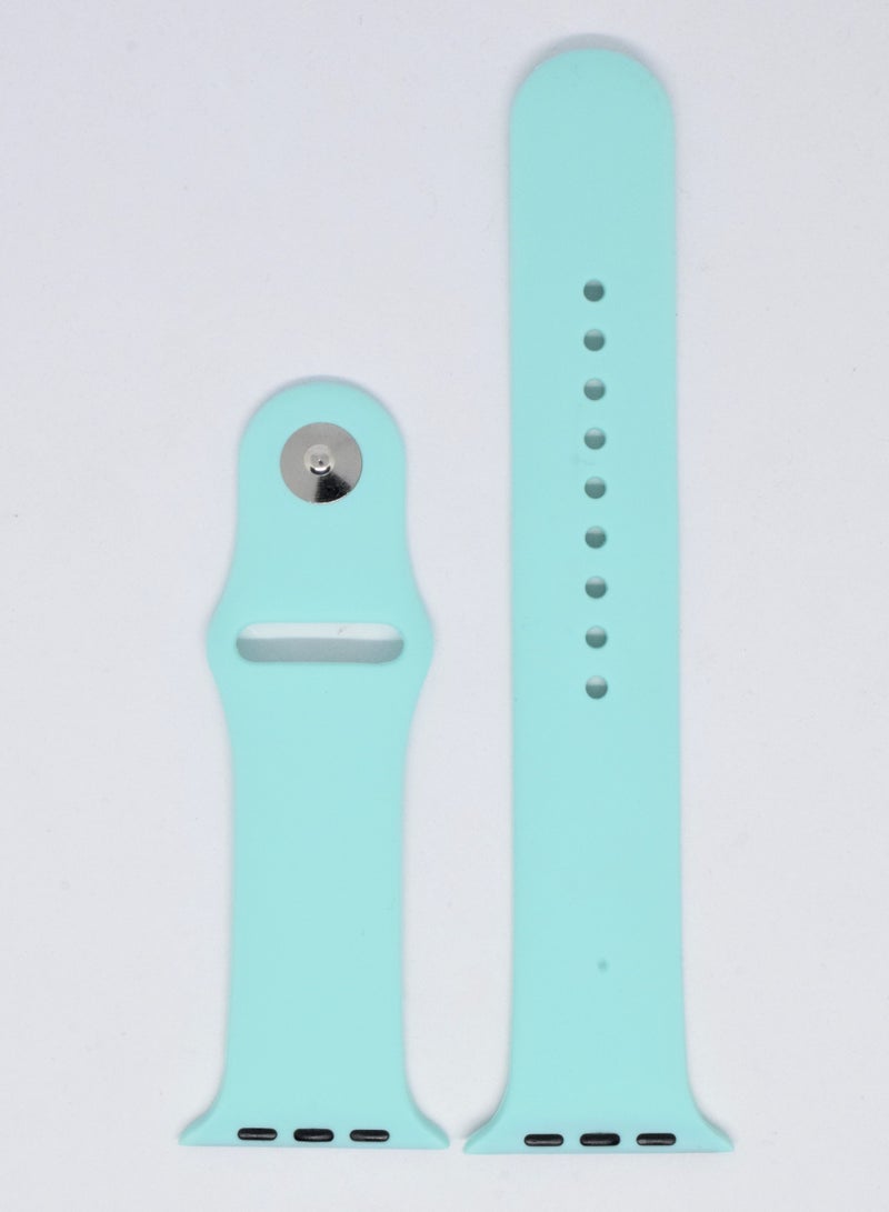 BORTONY Universal 42/44mm Silicone Replacement Watch Strap For Apple Series 7/6/5 - Image 2