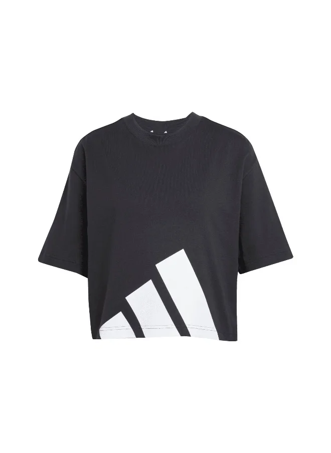 اديداس adidas essentials big logo boyfriend women graphic t-shirt