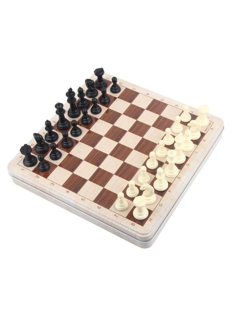 Fitto Custom Luxury Chess Pieces and Metal Box with Magnetic Chess - High- Quality Set, Large - Image 1