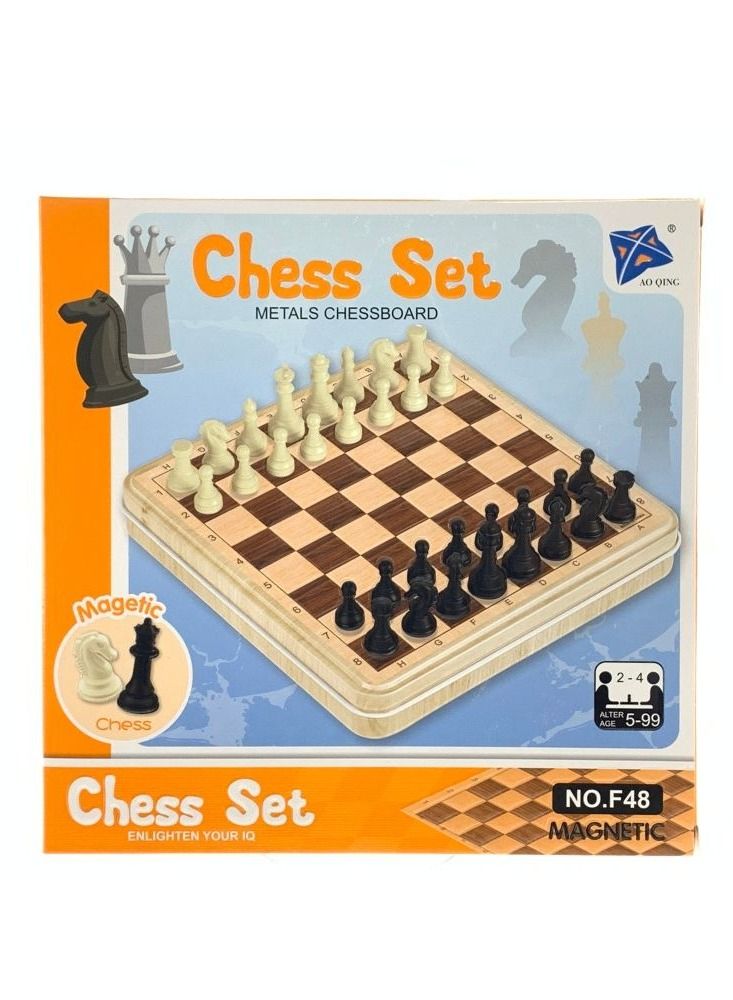 Fitto Custom Luxury Chess Pieces and Metal Box with Magnetic Chess - High- Quality Set, Large - Image 3