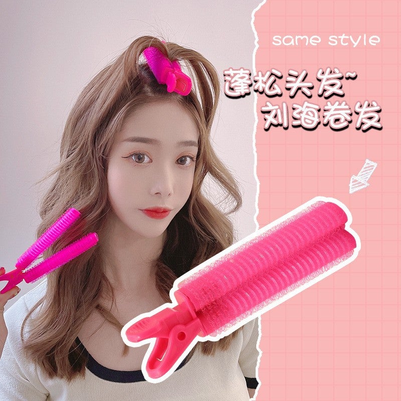 Generic Volumizing Fluffy Hair Clip for Bangs and Updos 13# rose red 