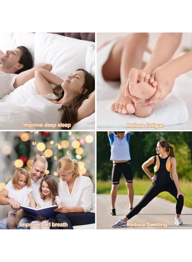 Kapmore Foot Pads, 10-Piece Relief Foot Pads and 10-Piece Adhesive Sheets for Removing Impurities, Relieve Stress Improve Sleep  - Image 4