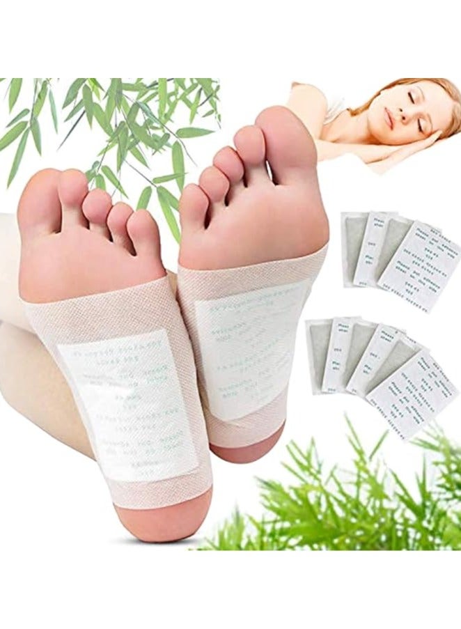 Kapmore Foot Pads, 10-Piece Relief Foot Pads and 10-Piece Adhesive Sheets for Removing Impurities, Relieve Stress Improve Sleep  - Image 5