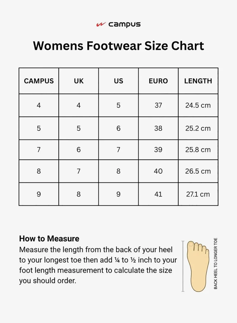 CAMPUS Wht/Beige Women’s White Low Top Sneakers – Cool Urban Design Shoes with Memory Foam for All-Day Comfort for Women | Best Price UAE