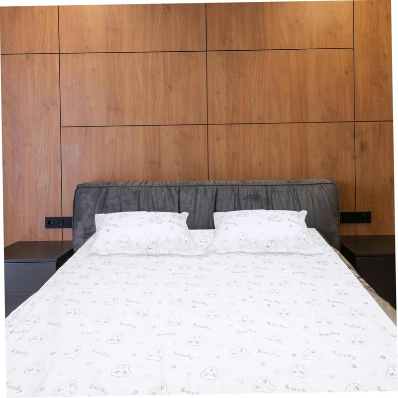 ABOOFAN Travel Bedding Set Disposable Bed Sheet Quilt Cover and Pillow Protector Soft Microfiber Travel Bed Sheets for Hotel and Train Use Double Size 3-Piece Set - Image 5