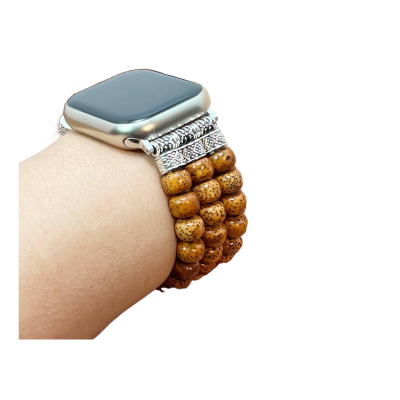 سوار ساعة ذكية سوار راتنج متوافق باللون أسود قابل للتعديل مع Apple Watch 38/40/41mm بملاءمة قابلة للتعديل وحزام بديل - Image 5