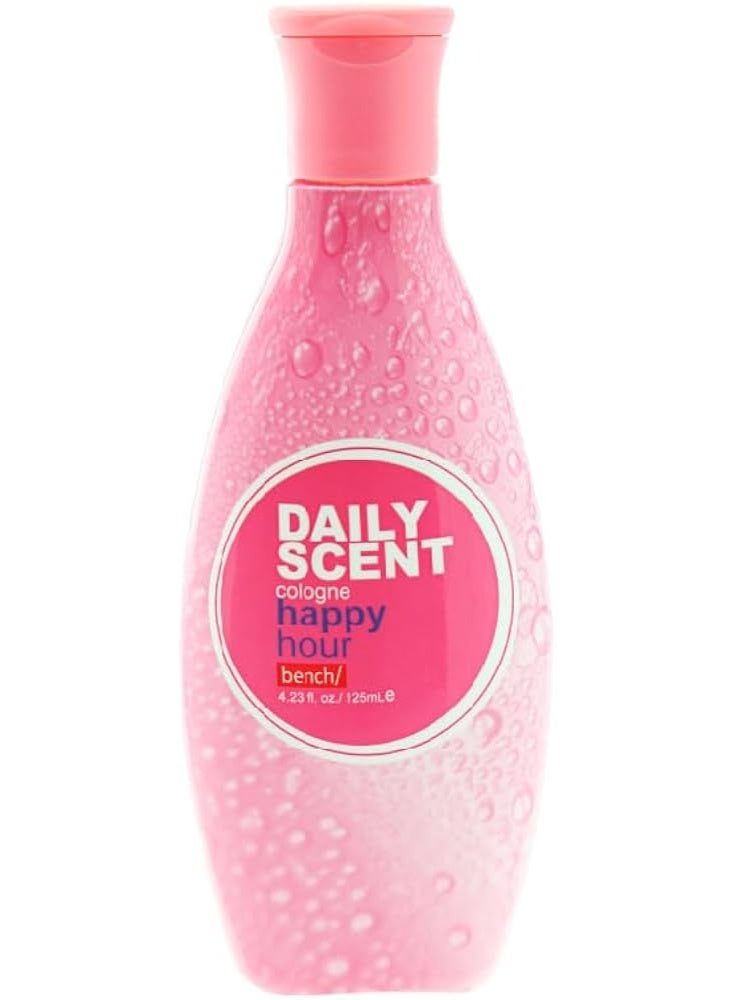 كولونيا "ديلي سنت" (Daily Scent) - عطر "هابي" (Happy): رائحة منعشة تدوم طويلاً، سعة 125 مل.