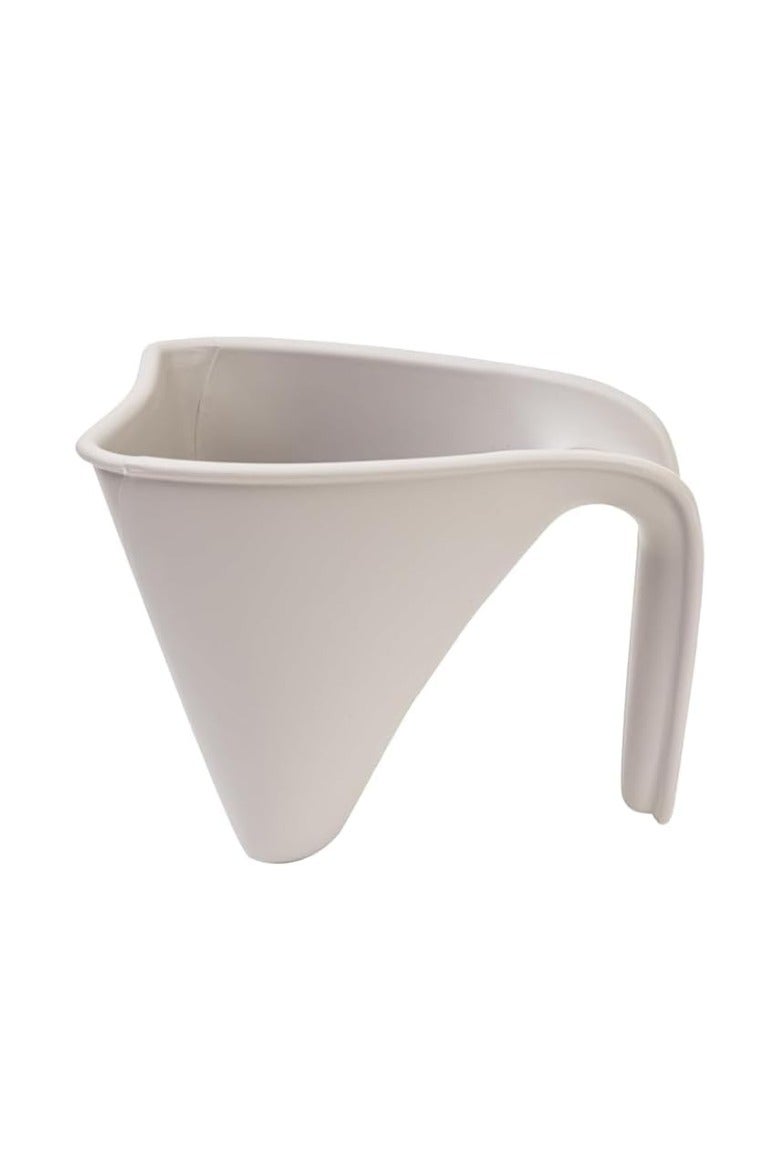 Shnuggle Shnuggle Bath Rinse Jug | Soft Rim Baby & Toddler Shampoo Rinser | Bath Hair Rinsing Cup | Hair Wash Jug with Handle | Essential Bath Accessories | Taupe - Image 2