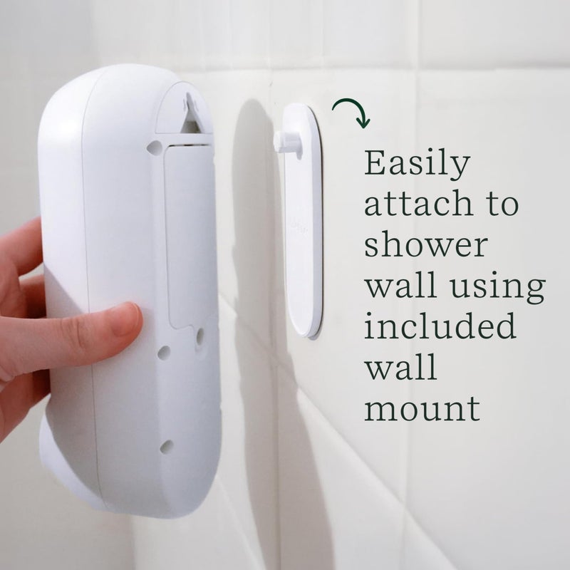 Lifelines Shower Diffuser - Wall-Mounted Essential Oil Diffuser for Showers - Aromatherapy Diffuser for Home Spa Experience, Auto Shut-Off Feature - ClickWick Essential Oil Blend Included - Image 4