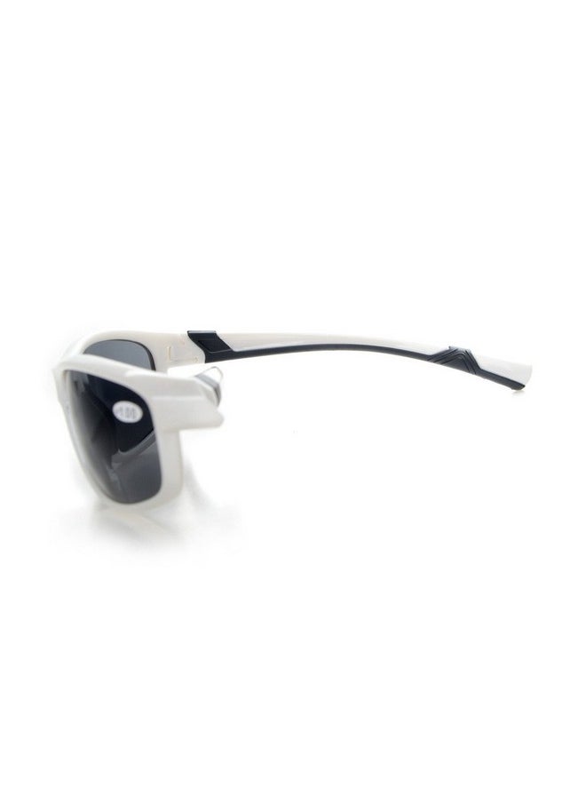 Eyekepper - Fashion Sports Bifocal Sunglasses Tr90 Unbreakable Outdoor Readers Baseball Running Fishing Driving Golf Softball Hiking Clear Frame - Image 1