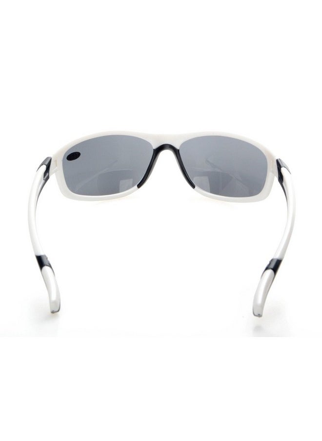 Eyekepper - Fashion Sports Bifocal Sunglasses Tr90 Unbreakable Outdoor Readers Baseball Running Fishing Driving Golf Softball Hiking Clear Frame - Image 1