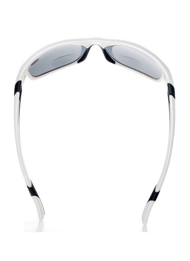 Eyekepper - Fashion Sports Bifocal Sunglasses Tr90 Unbreakable Outdoor Readers Baseball Running Fishing Driving Golf Softball Hiking Clear Frame - Image 1