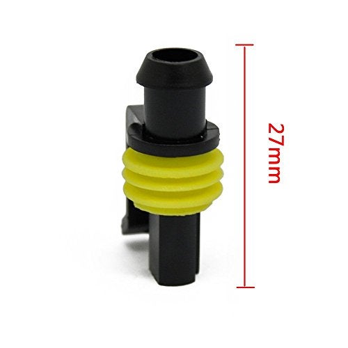 MUYI 10 Kit 3 Pin Way Waterproof Electrical Connector 1.5mm Series Terminals Heat Shrink - Image 2