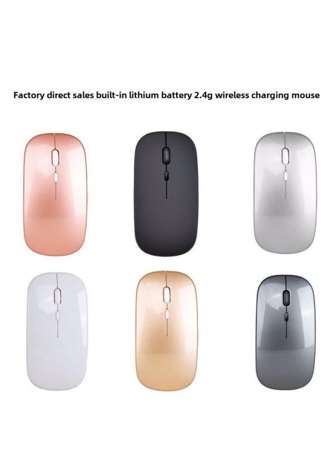 Wireless Mouse Bluetooth Dual Mode Charging Silent Office Game Luminous Computer Notebook Accessories Wholesale-Specifications:2.4G Wireless CharGinG Black - Image 5