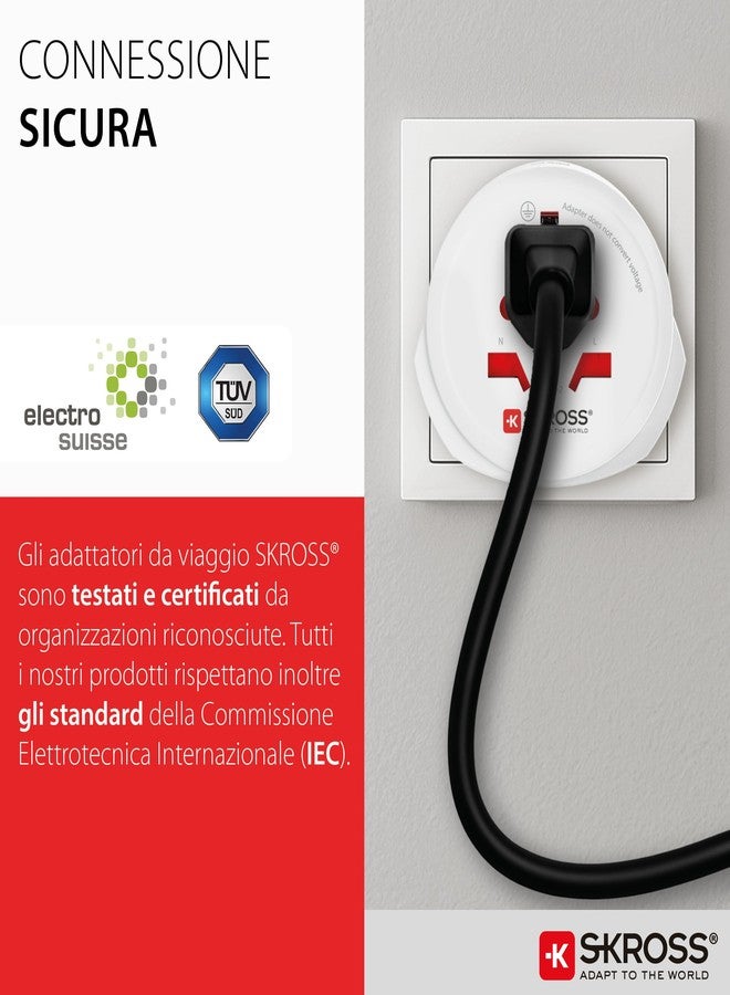 سكروس محول Skross 1500211-E عالمي إلى أوروبي فردي - Image 3
