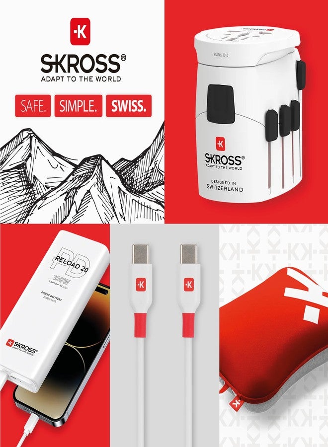 سكروس محول Skross 1500211-E عالمي إلى أوروبي فردي - Image 5