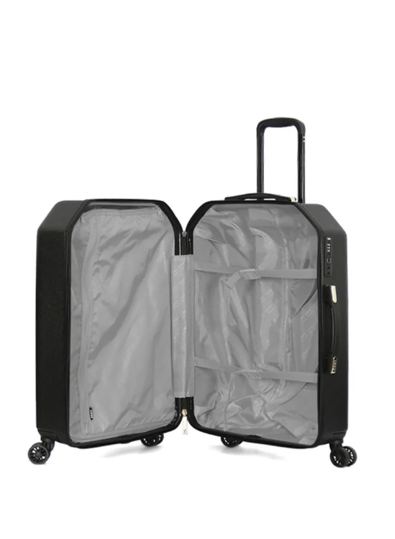 DKNY BLACK Dkny Allure Hardside Luggage on Wheels for Unisex | Ultra Lightweight ABS on with Spinner Wheels 4 Color Black  | Best Price UAE