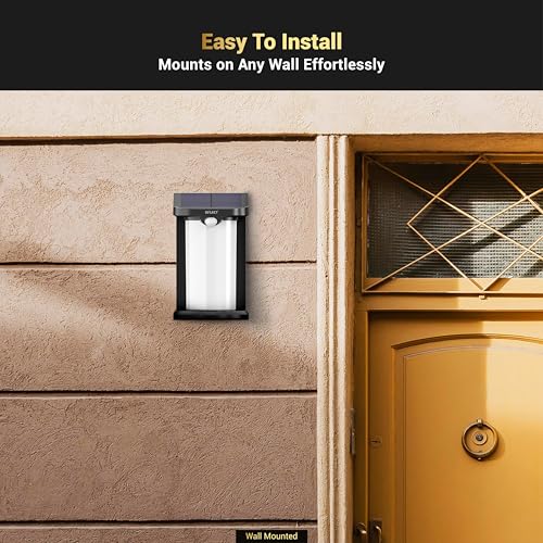 Dylect® Luxe Luxury Lighting – Solar Light/Lamp for Home Décor, Solar Light for Modern Homes with Motion Sensor, 3 Modes in 1, Upto 10Hr Runtime with Auto On/Off, IP54 Waterproof (6500K Cool White) - Image 2