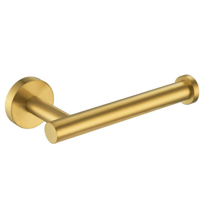 TOILET PAPER HOLDER BRUSHED GOLD SUS304 STAINLESS STEEL BATHROOM PAPER ROLL HOLDER HANGER LAVATORY TISSUE DISPENSER WALL MOUNT