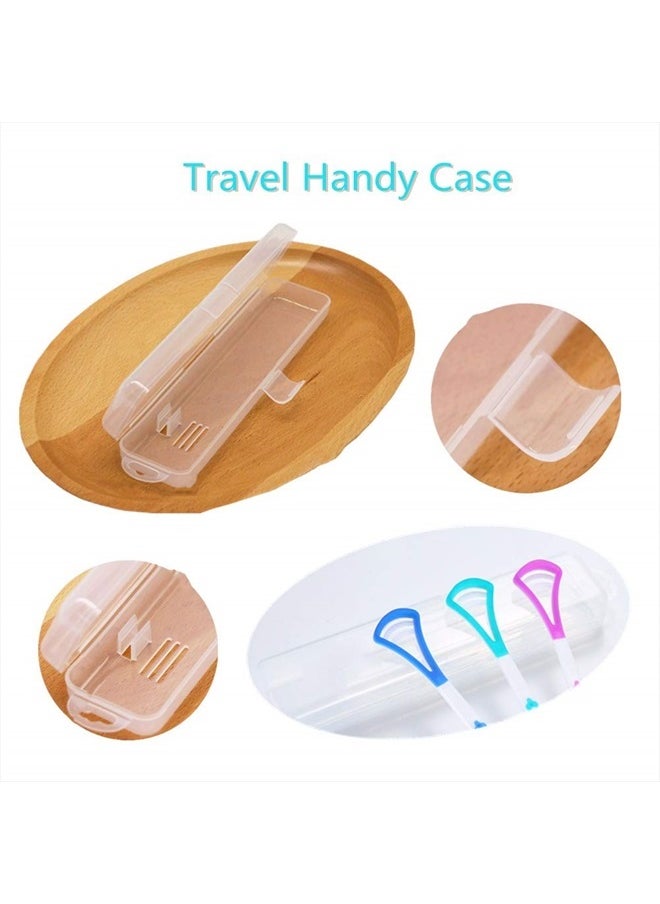 THINKPRICE Tongue Scraper Cleaner 100% BPA Free Tongue Scrapers with Travel Handy Case for Adults & Kids, Healthy Oral Care, Easy to Use, Help Fight Bad Breath (6 PACK)  - Image 5