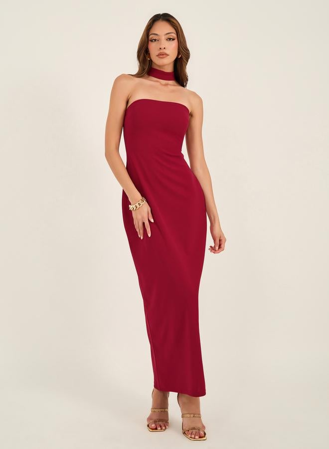 Take Two Strapless Choker Dress  - Image 2