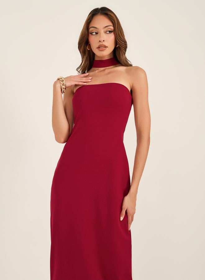 Take Two Strapless Choker Dress  - Image 3