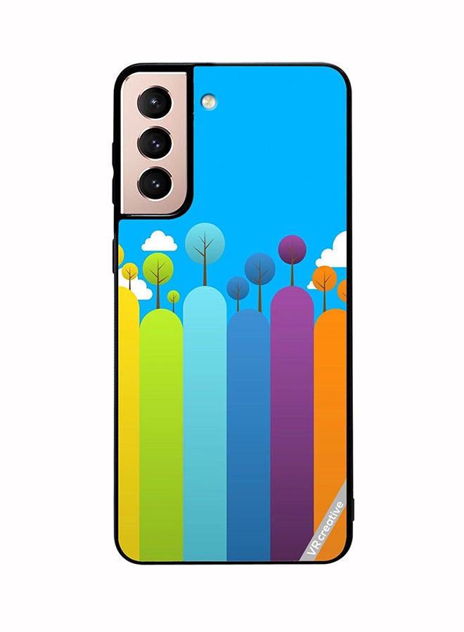 VR CREATIVE Protective Case Cover For Samsung Galaxy S21 Plus 5G Multicolur Design Multicolour - Image 1