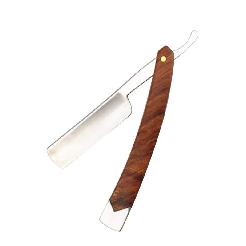 Lurrose Razor for Men Shaving Manscape Trimmer for Men Facial Trimmer Straight Razors Men Razors for Shaving Manual Shaving Razor Folding Razor Straight Barber Razor Scraper Clippers Beard