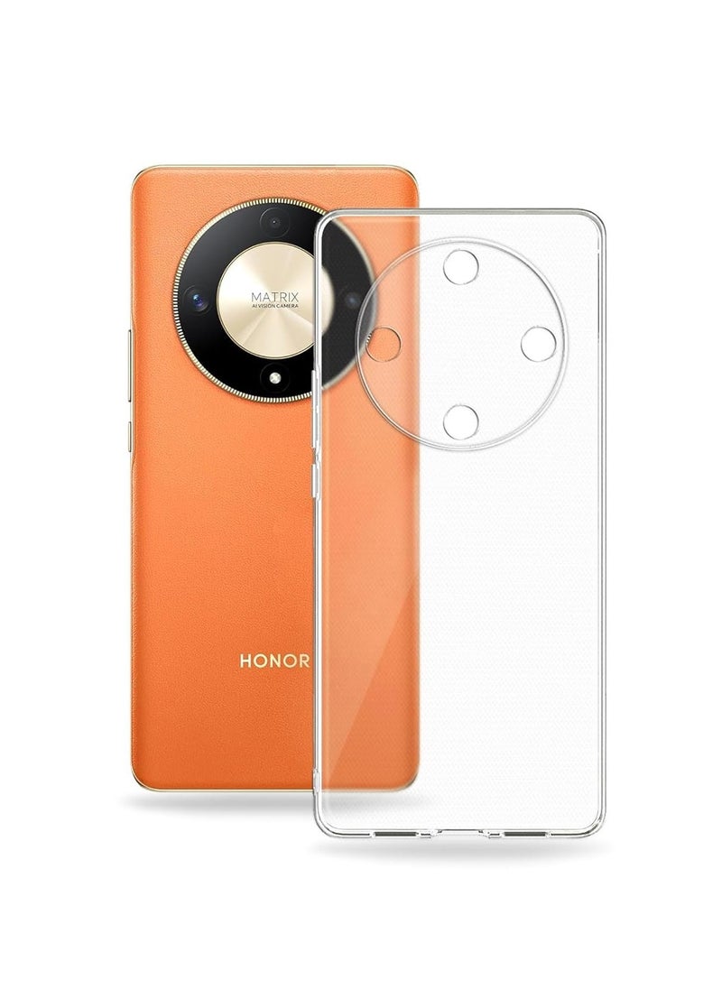 Case Compatible with Honor X9C Case with Camera Protection TPU Silicone Crystal Clear Soft Cover Flexible Transparent Shockproof Case Cover For Honor X9C  - Image 1