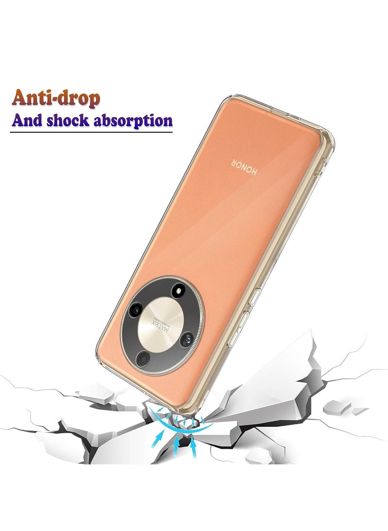 Case Compatible with Honor X9C Case with Camera Protection TPU Silicone Crystal Clear Soft Cover Flexible Transparent Shockproof Case Cover For Honor X9C  - Image 2