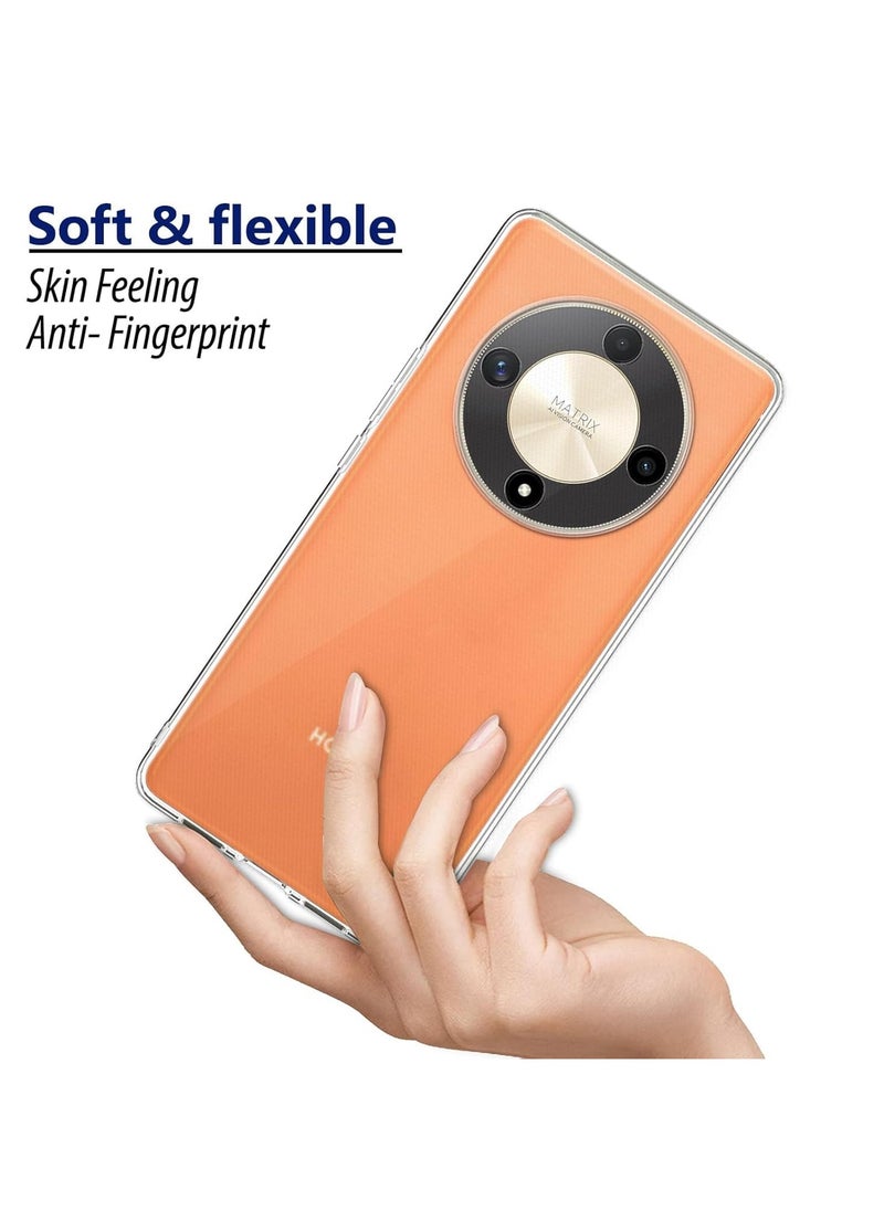 Case Compatible with Honor X9C Case with Camera Protection TPU Silicone Crystal Clear Soft Cover Flexible Transparent Shockproof Case Cover For Honor X9C  - Image 4
