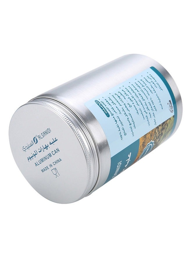 AL SANIDI Aluminum spice box, Tea, coffee and sugar storage for trips, Silver, capacity 400 ml - Image 2