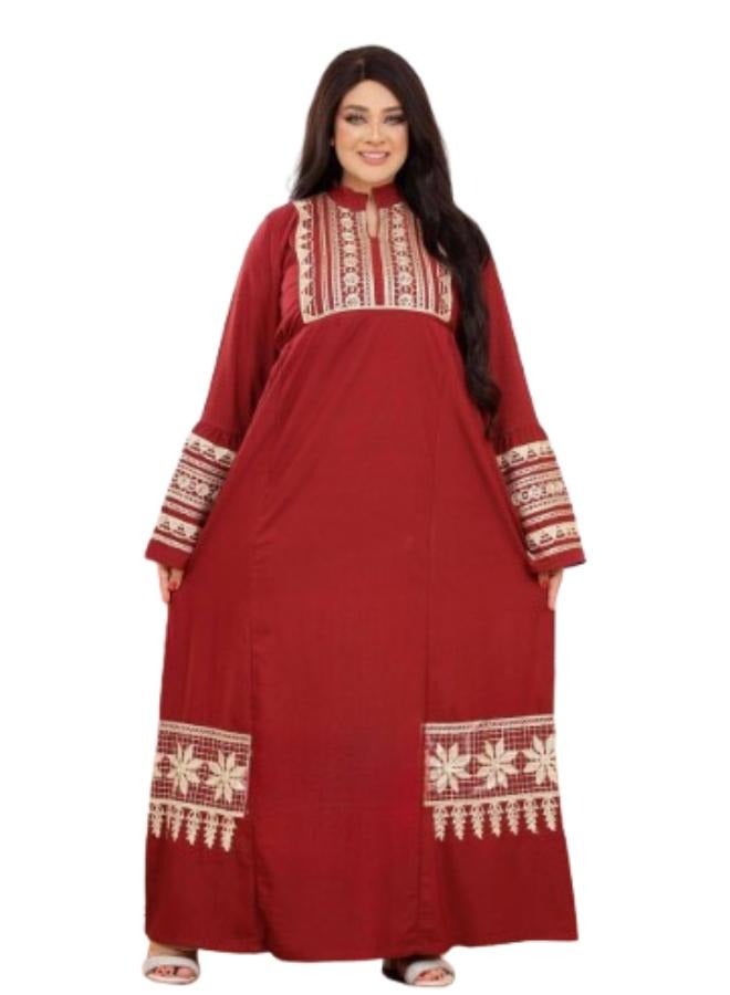Jalabiya with a wonderful and distinctive design/cotton, worn from 60 kg to 85 kg  - Image 1