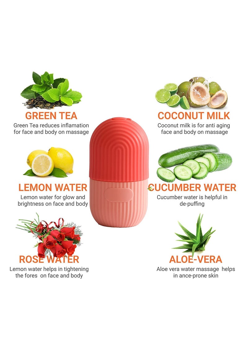 Prostuff.in Prostuffin Face Massager For Women Ice Roller For Face Icing Rolling Mould For Removing Pimple Patches For Face Moisturizing Reusable Massager For Skin Care Random Color 1pcs  - Image 2