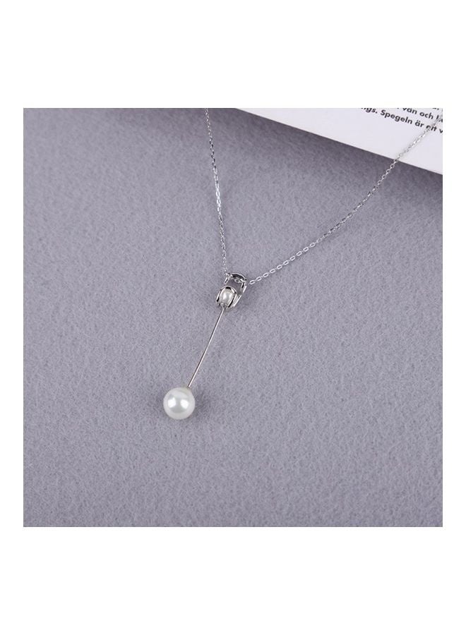 xozgdovg S925 Sterling Silver Crystal Studded Pendant Necklace - Image 5
