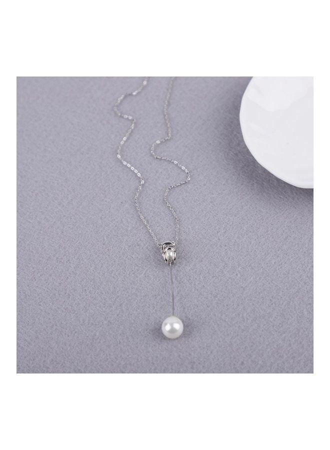 xozgdovg S925 Sterling Silver Crystal Studded Pendant Necklace - Image 4