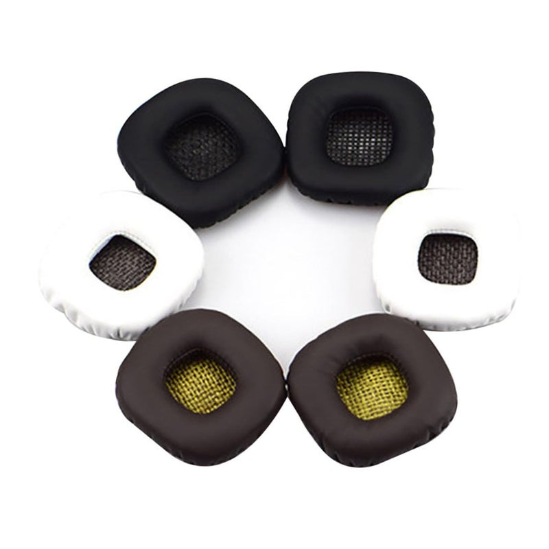 70x70mm Square Replacement Ear Pads Sweatproof Pu Foam Comfortable Elastic - Image 2