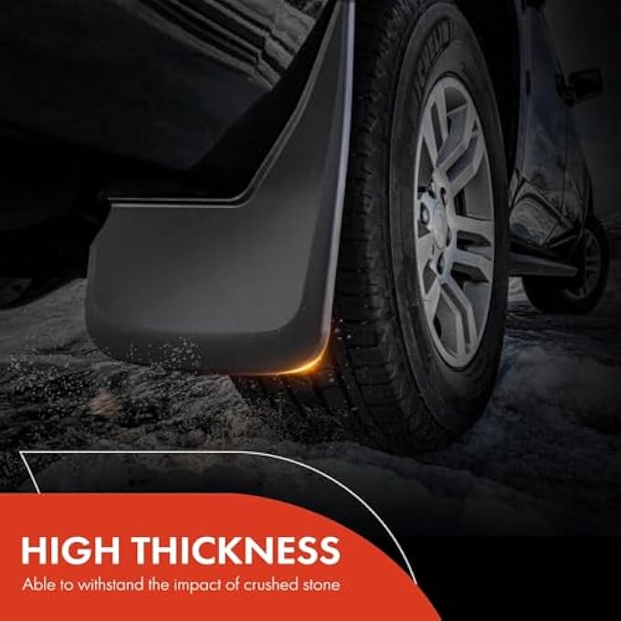 ريحني مجموعة رفرف رفرف من نوع Mudguard Splash Resistance مع ملحقات أجهزية متوافقة مع لاند روفر ديفندر 90110 20202025 الأمام والخلف - Image 4