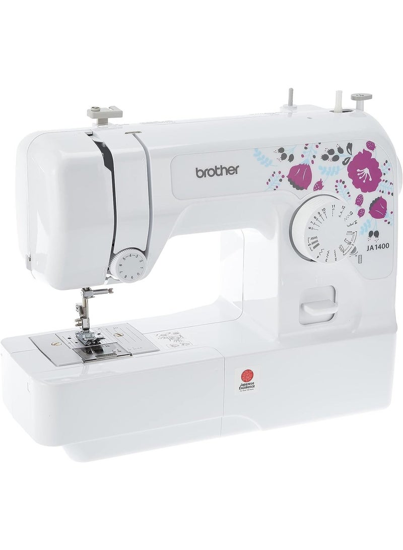 Brother JA1400 Sewing Machine, 14 Stitches, LED Light, Instructional DVD included - Image 1