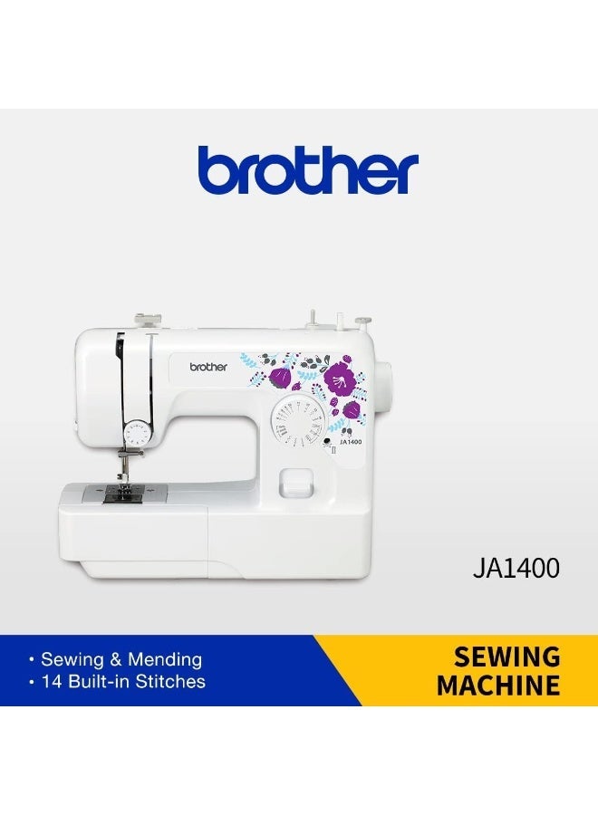 Brother JA1400 Sewing Machine, 14 Stitches, LED Light, Instructional DVD included - Image 2