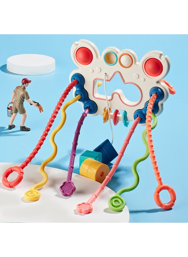 BT New Aviation Cat Fun Press And Grasp Exercise Baby Baby Finger Lala Children's Toy - Image 1