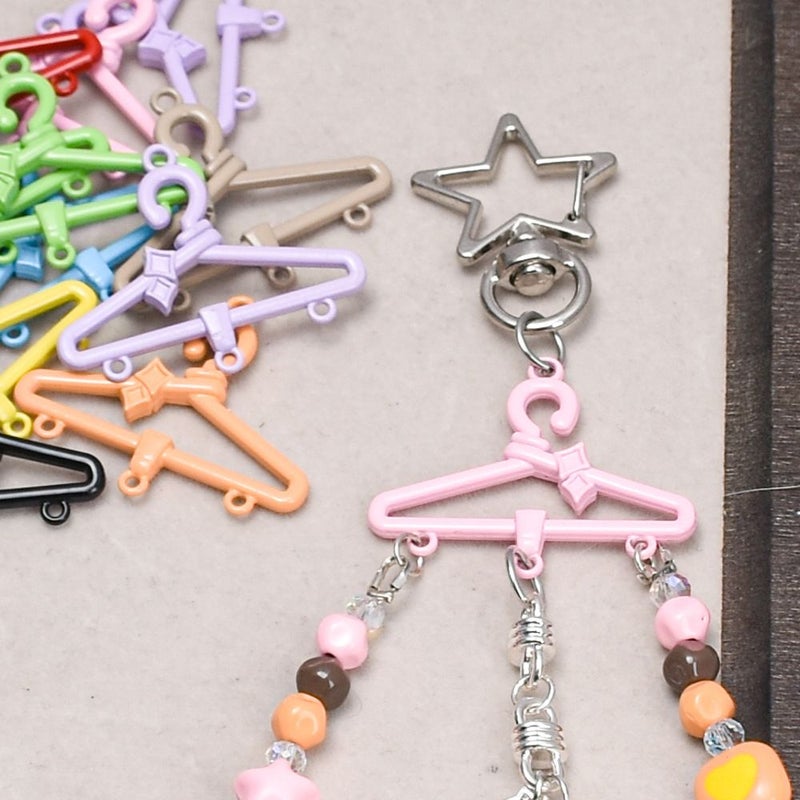 Multicolor 4 Hole Zinc Alloy Cell Phone Chain Keychain Hanger Baking Paint Cross Border New Addition - Image 4