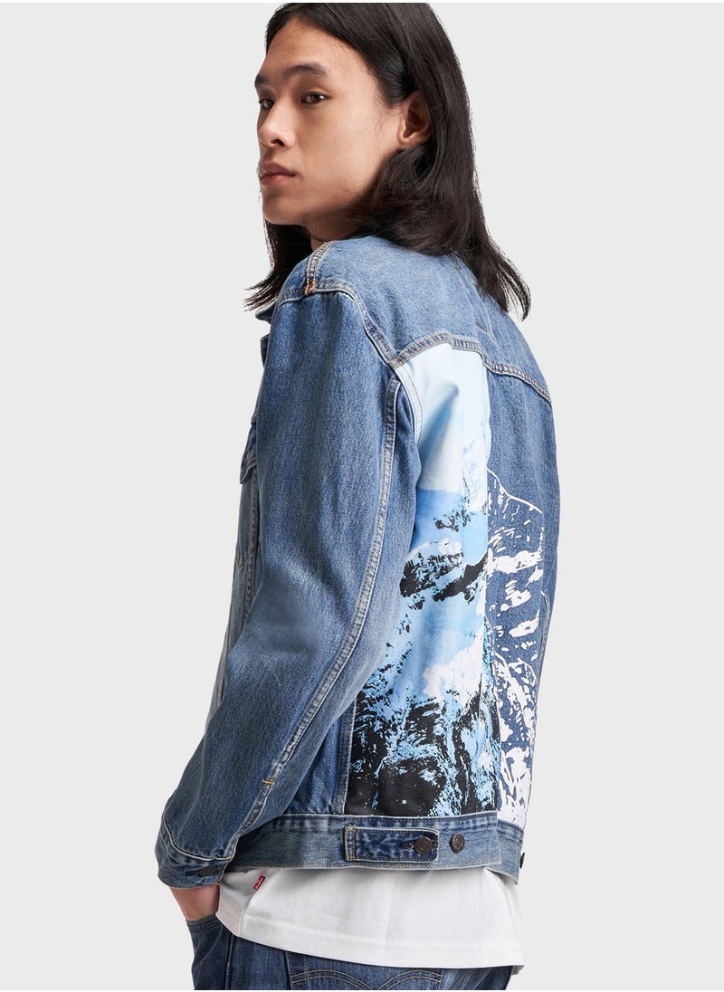 Levi's - Mid Wash Regular Fit Denim Jacket - Image 1